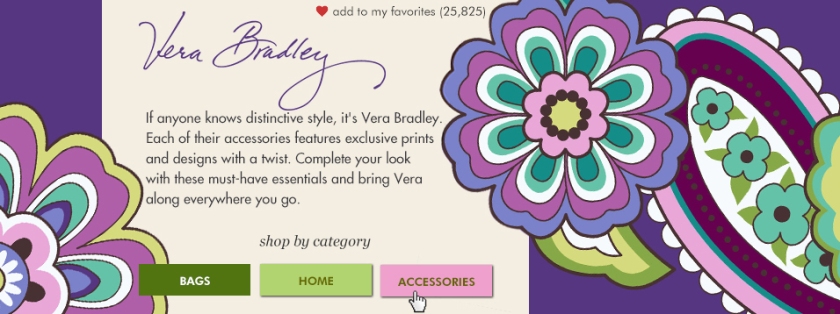 Brand Feature Design - Vera Bradley