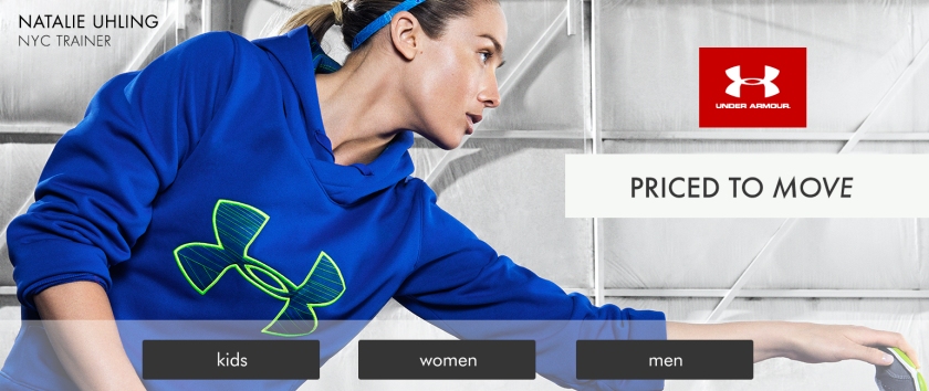 Brand Feature for iPad App - Under Armour